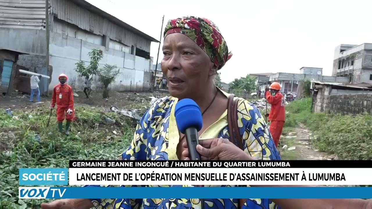 Lancement de l’opération mensuelle d’assainissement à Lumumba