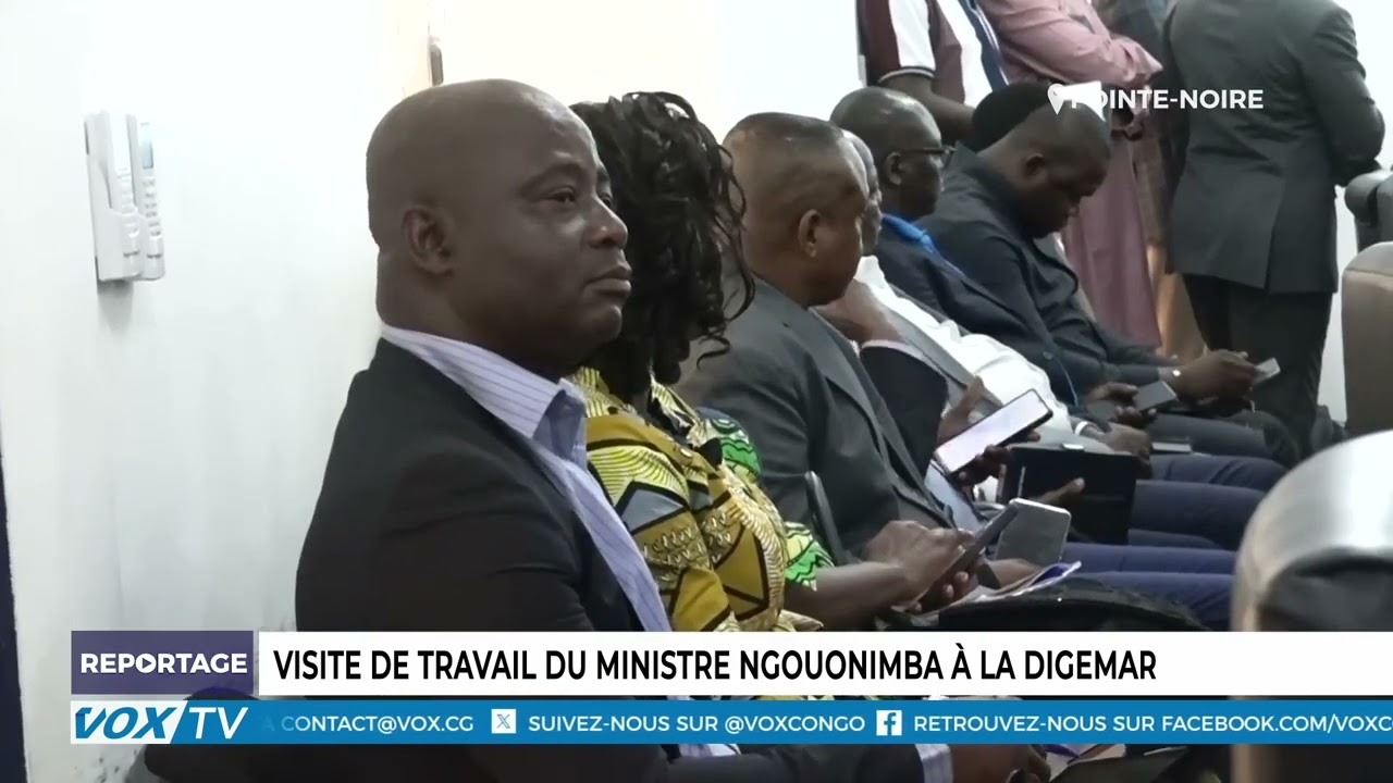 Visite de travail du ministre Ngouonimba à la  DIGEMAR