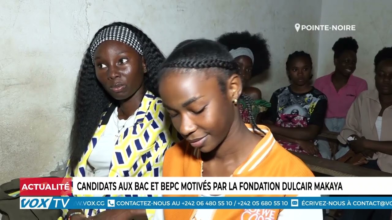 Candidats aux Bac et Bepc motives par la Fondation Dulcair Makaya