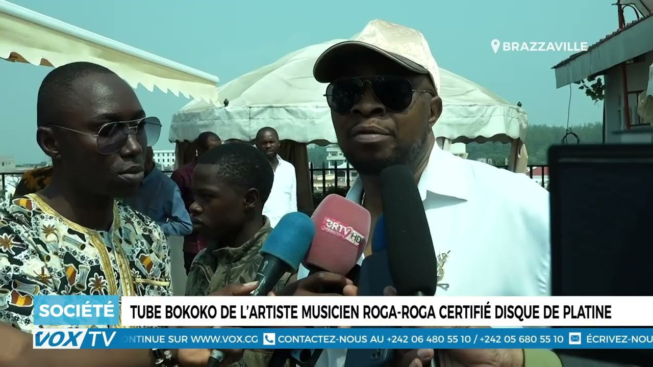 Tube Bokoko de l’artiste musicien Roga Roga certifié disque de platine