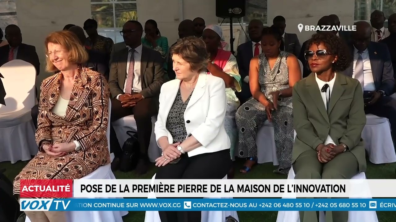 Pose de la première pierre de la Maison de l’Innovation