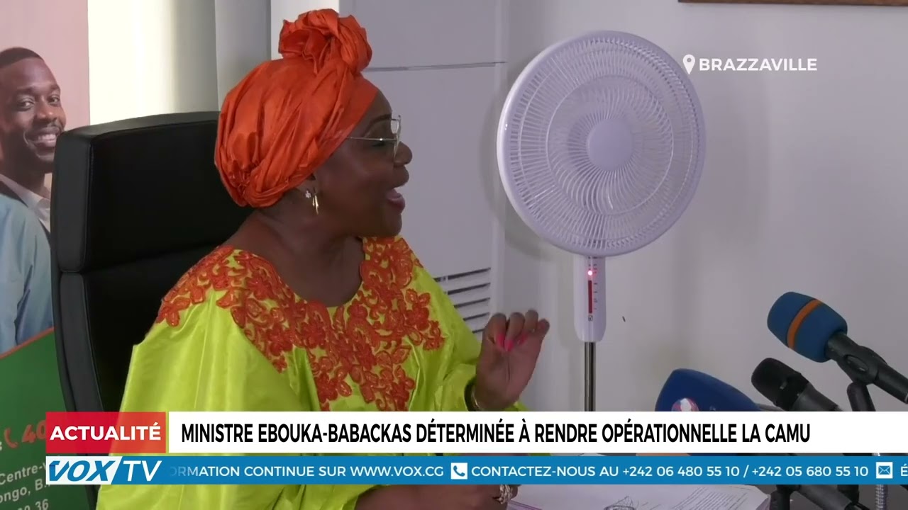 Ministre Ebouka Babackas déterminée à rendre opérationnelle la CAMU