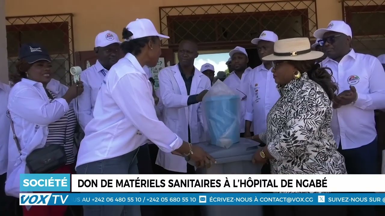 Don de matériels sanitaires à l’hôpital de ngabé