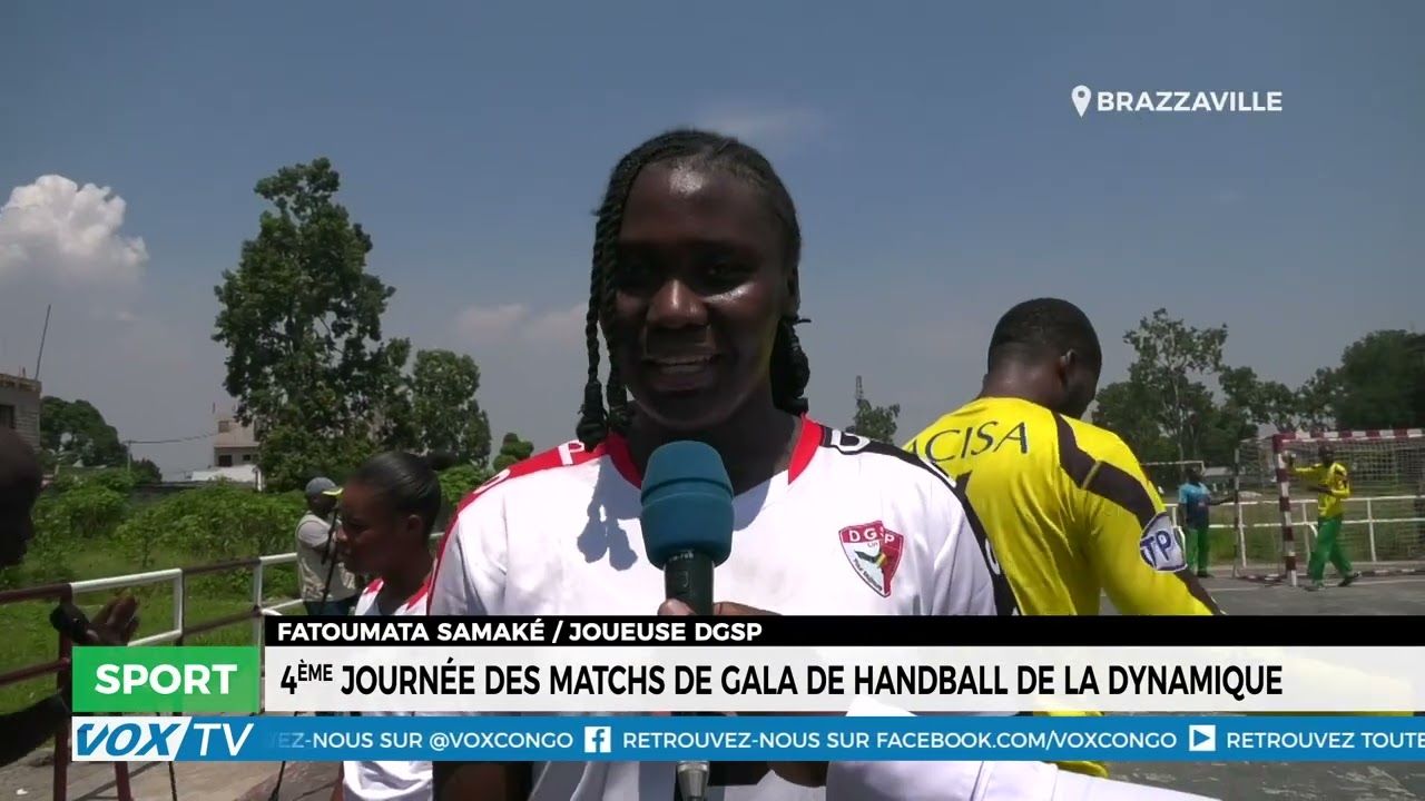 4ème journée des matchs de gala de handball de la dynamique