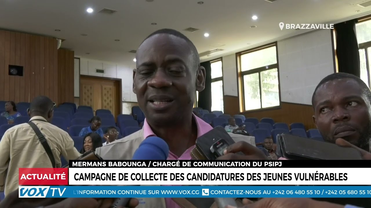 Campagne de collecte des candidatures des jeunes vulnérables