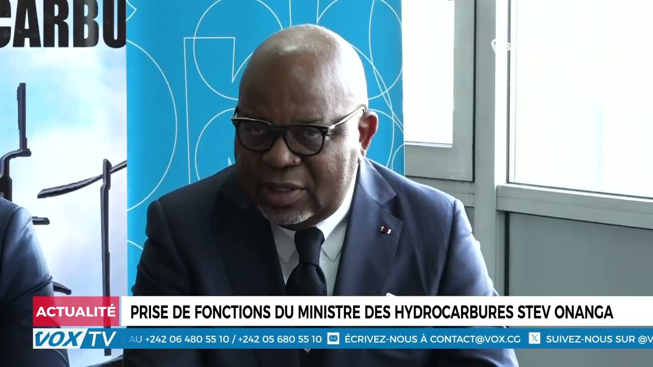 Prise de fonctions du ministre des hydrocarbures STEV ONANGA