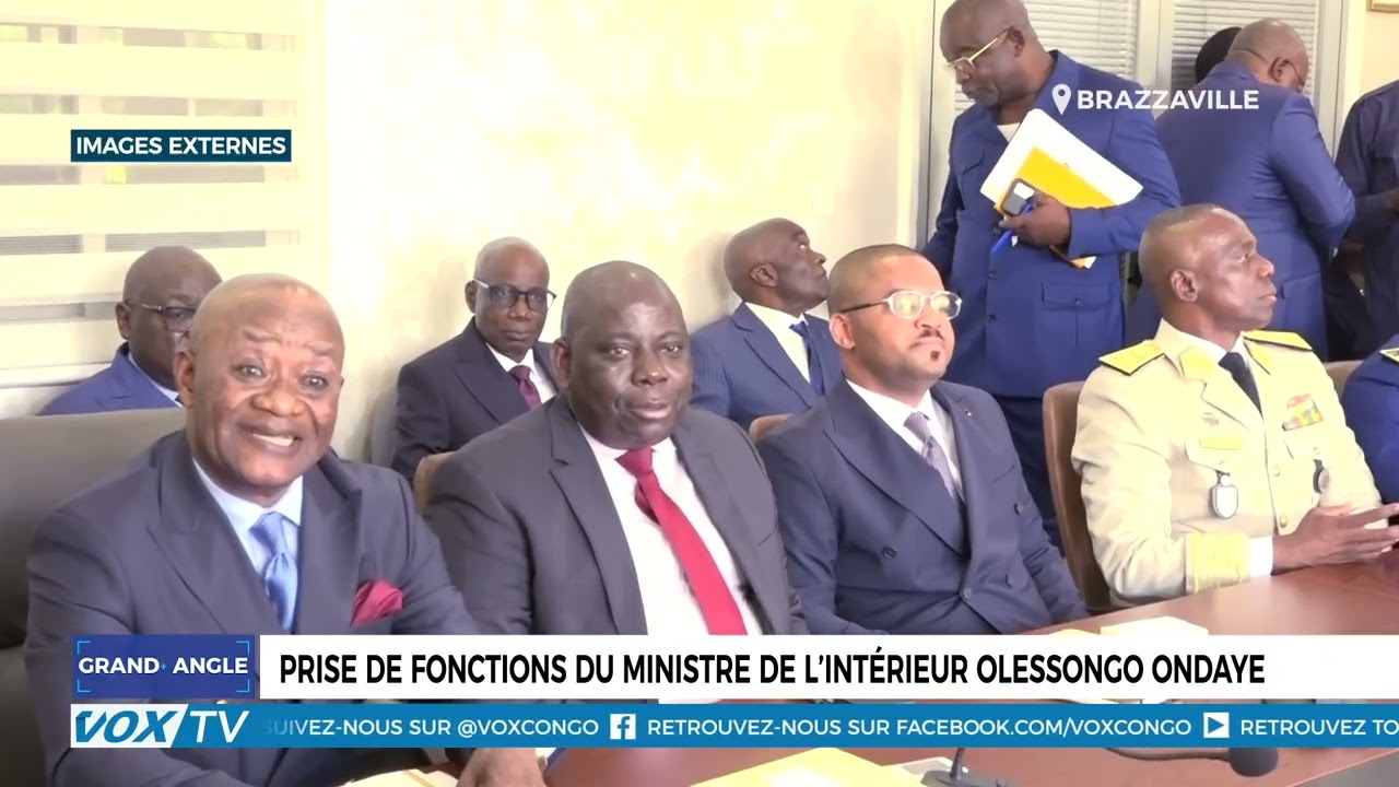 Prise de fonctions du Ministre de l’intérieur Olessongo Ondaye