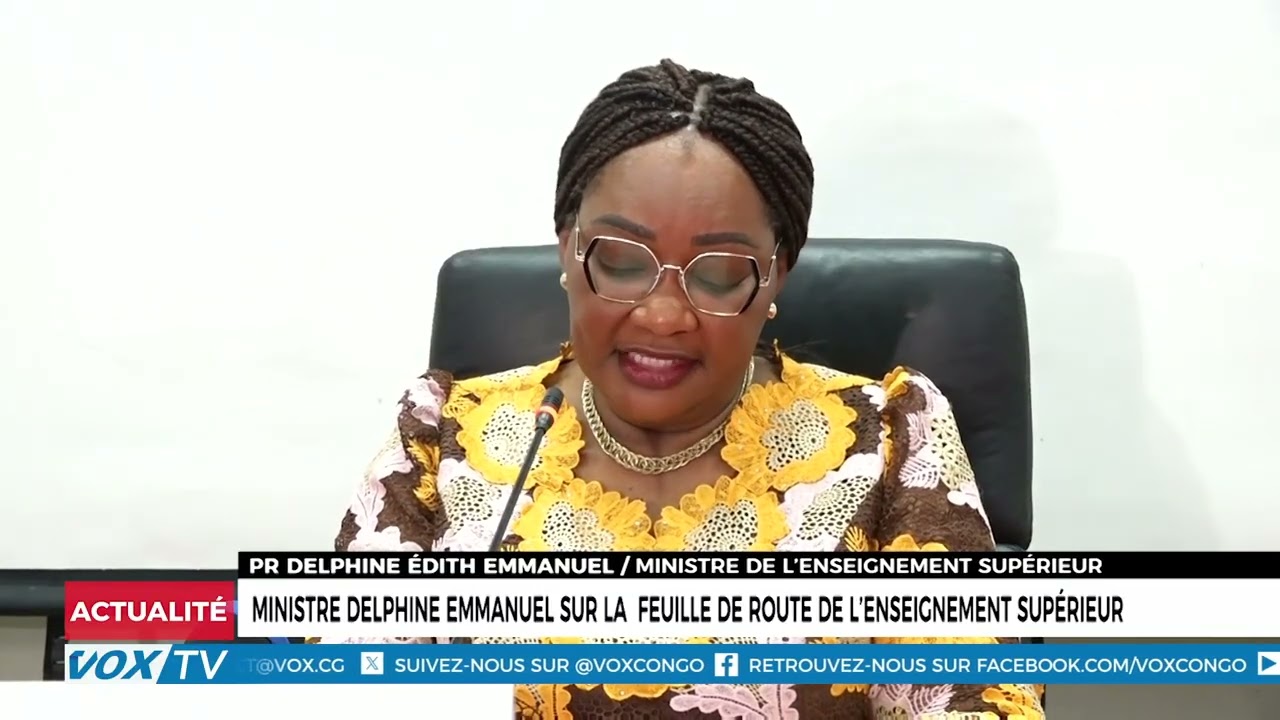 Ministre Delphine Emmanuel sur la  Feuille de route de l’Enseignement supérieur