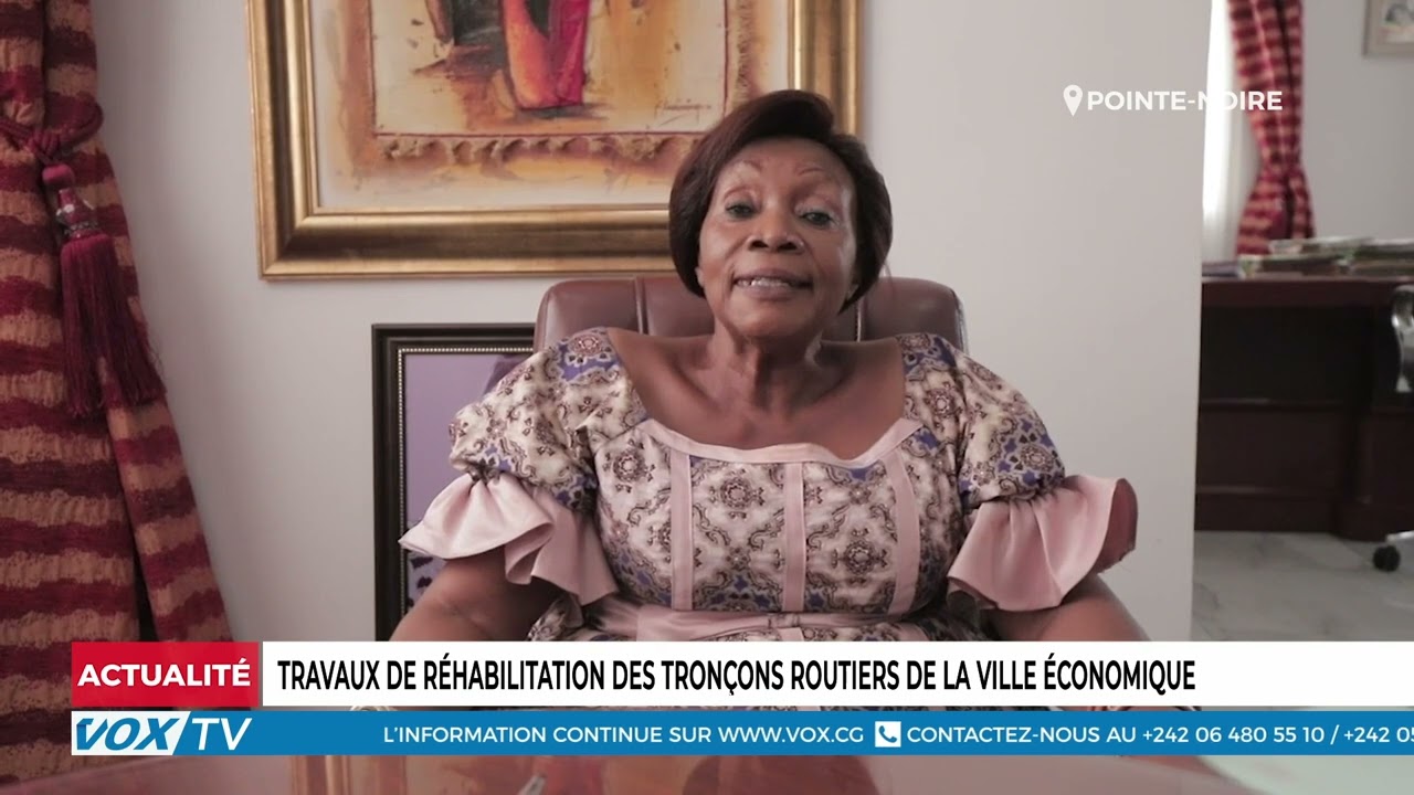 Travaux de rehabilitation des troncons routiers de la ville economique
