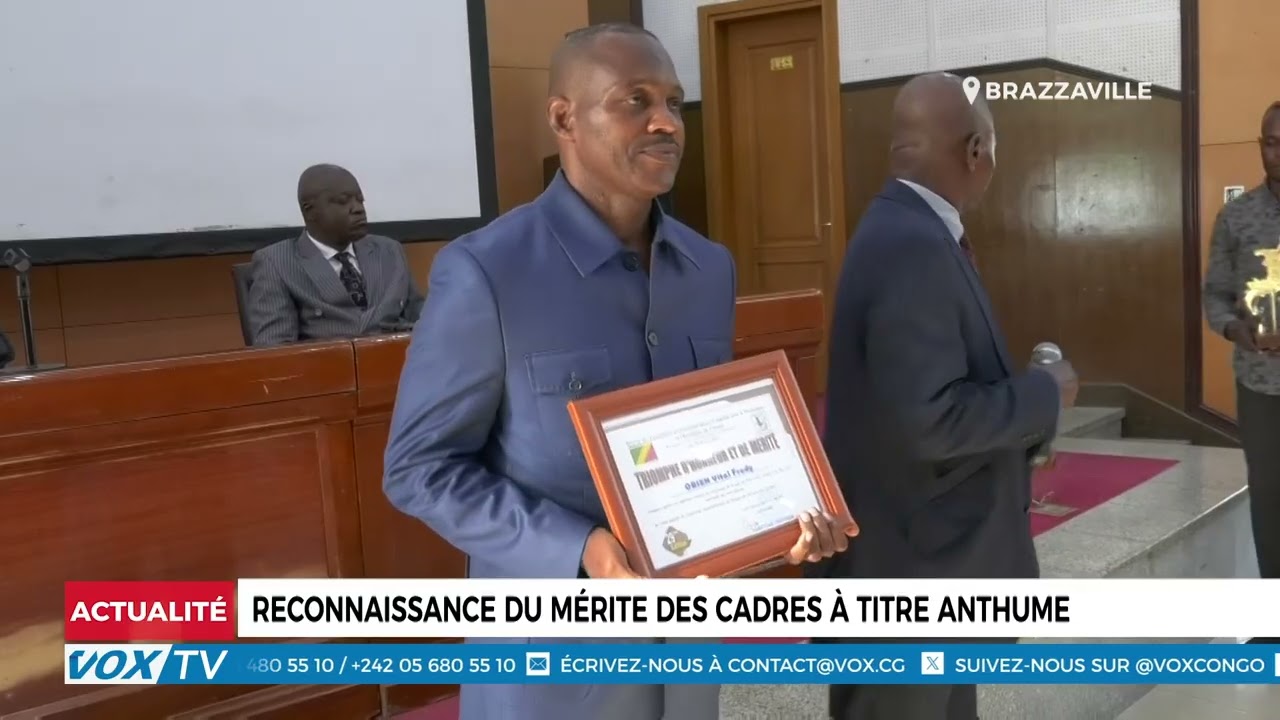 Reconnaissance du mérite des cadres à titre anthume