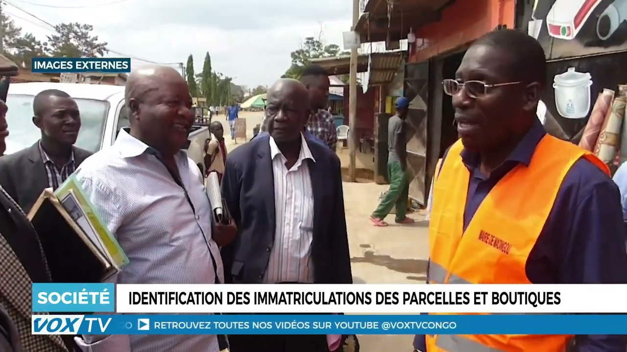 identification des immatriculations des parcelles et boutiques