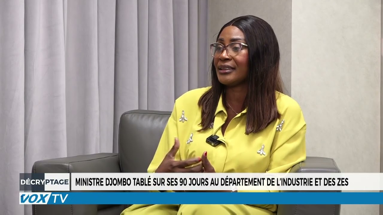 Ministre Djombo tablé sur ses 90 jours au département de l&rsquo;industrie et des ZES