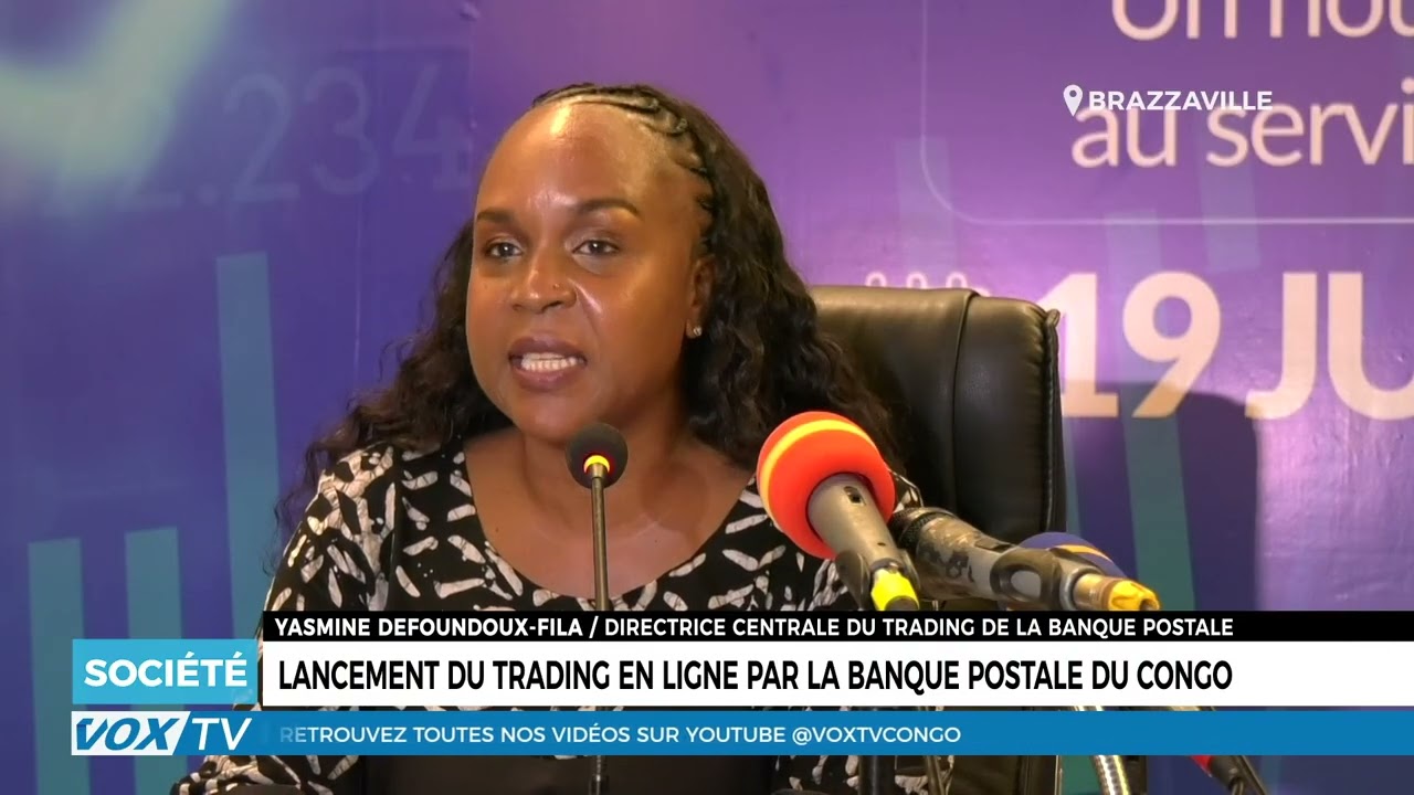 Lancement du trading en ligne par la Banque Postale du Congo