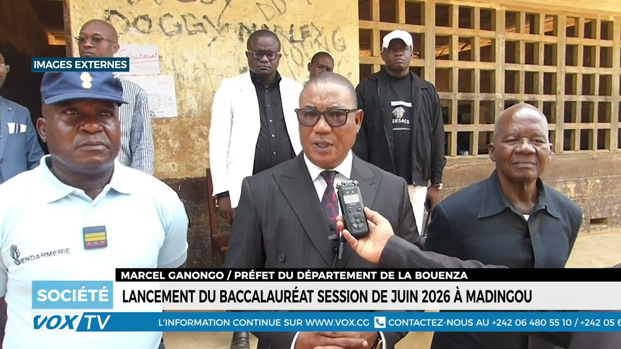 Lancement du baccalauréat session de juin 2026 à Madingou