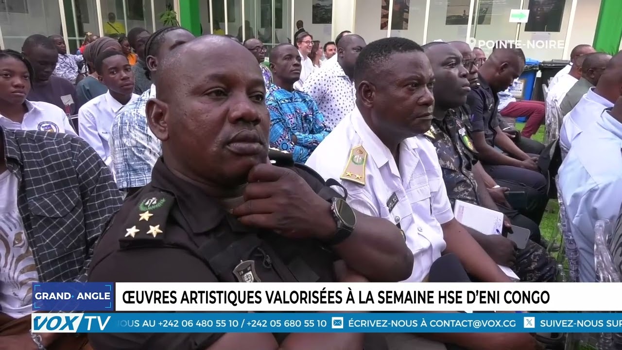 Œuvres artistiques valorisees a la semaine HSE ENI CONGO