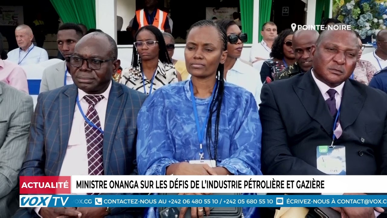 Ministre Onanga sur les defis de industrie petroliere et gaziere