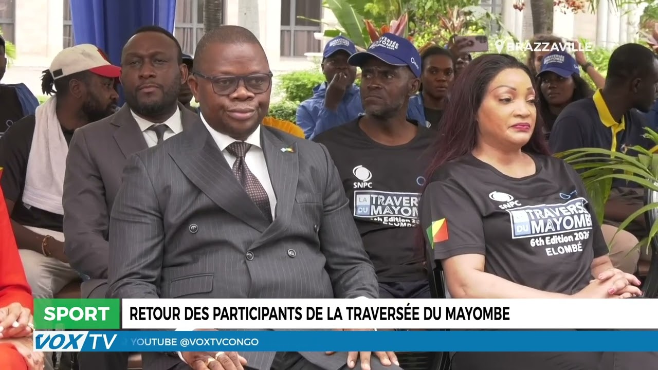 Retour des participants de la traversée du mayombe