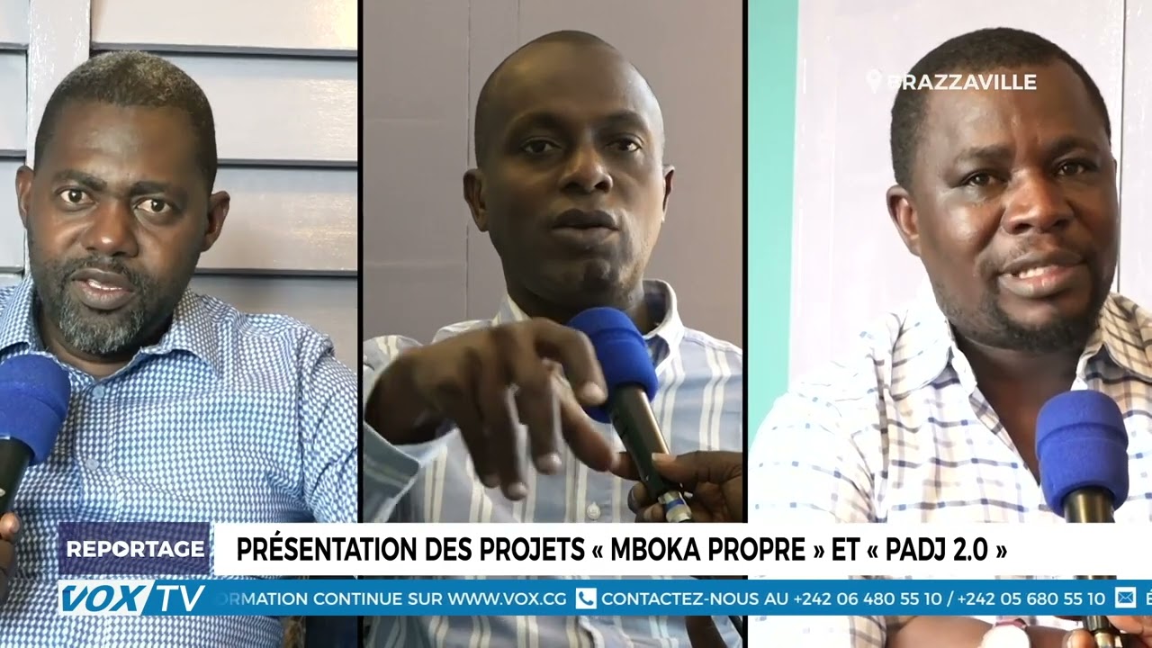 Présentation des projets « Mboka propre » et « PADJ 2 0 »