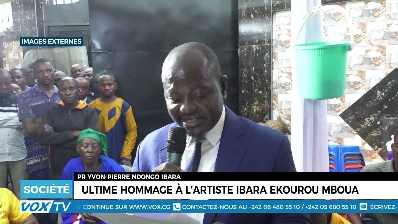 ultime hommage à l’artiste ibara ekourou mboua