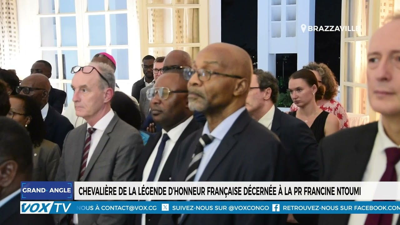 Chevalière de la légende d’honneur française décernée à la Pr  FRANCINE NTOUMI
