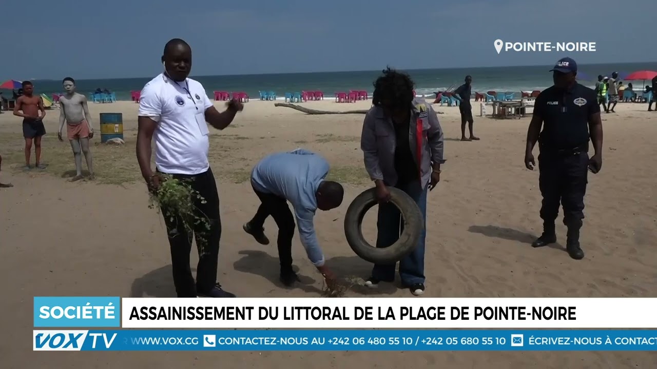 Assainissement du littoral de la plage de Pointe-Noire