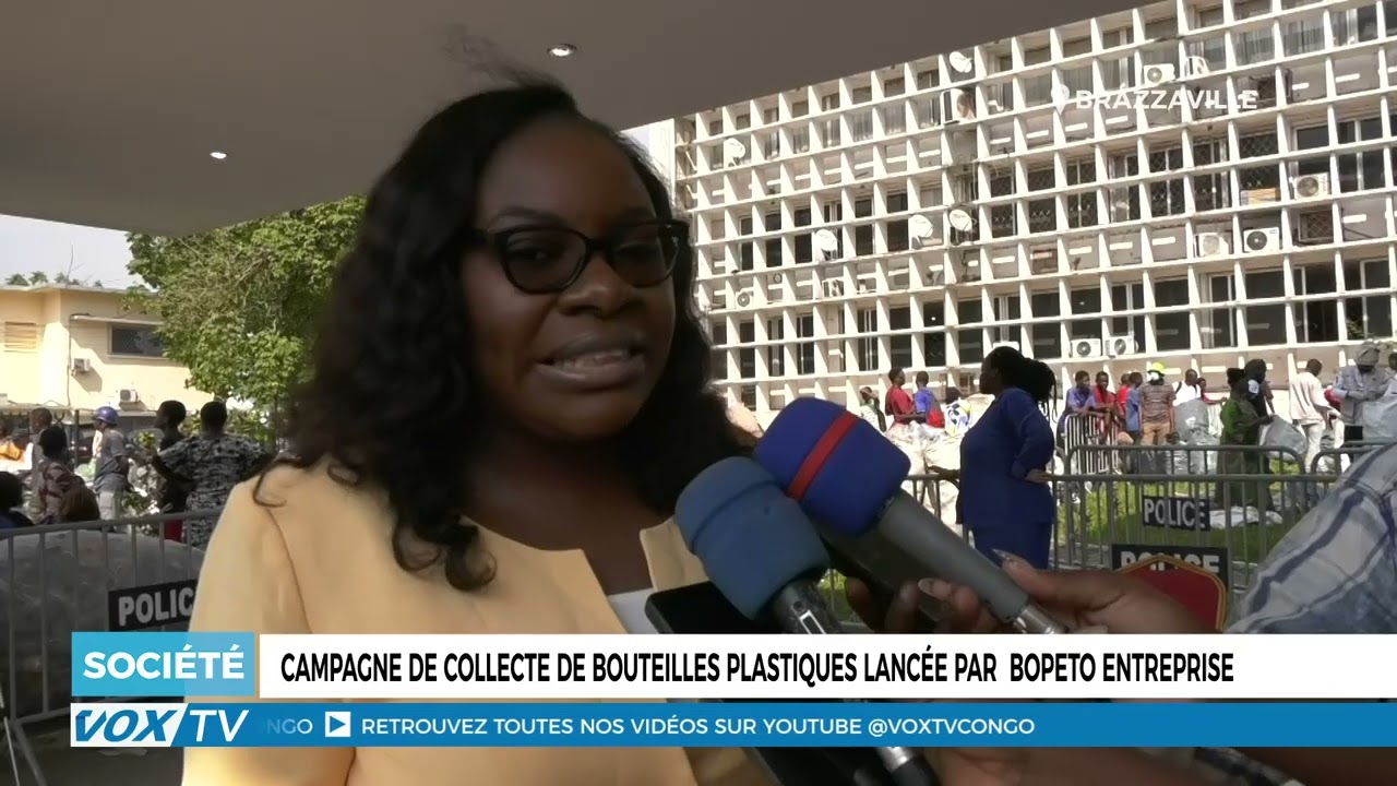 Campagne de collecte de bouteilles plastiques lancée par  Bopeto entreprise