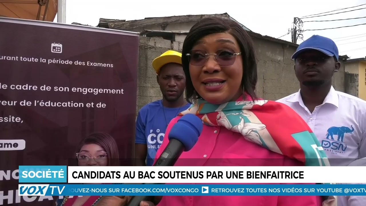 Candidats au bac soutenus par une bienfaitrice