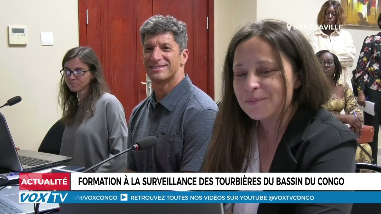 Formation à la surveillance des tourbières du bassin du Congo