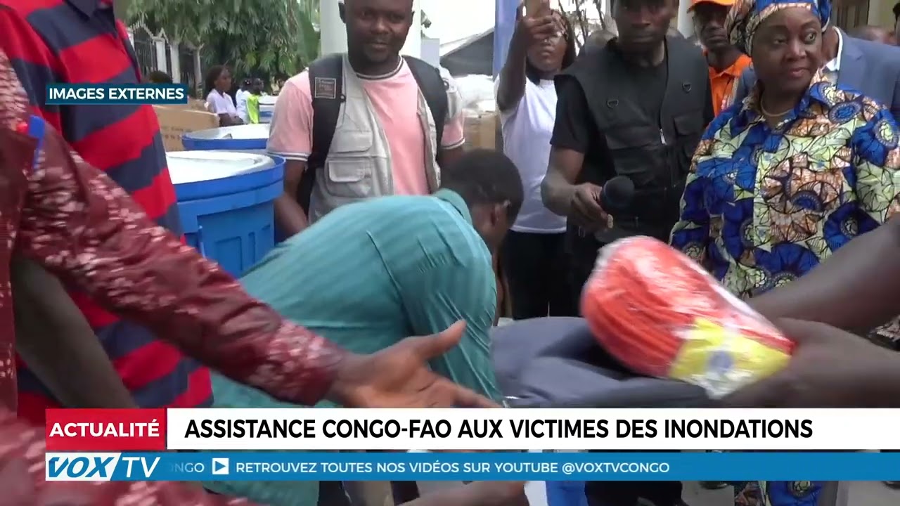 Assistance Congo  la FAO au chevet des victimes des inondations.