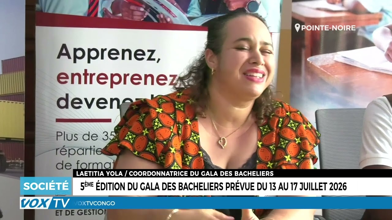 5eme edition du gala des bacheliers prevue du 13 au 17 juillet 2026