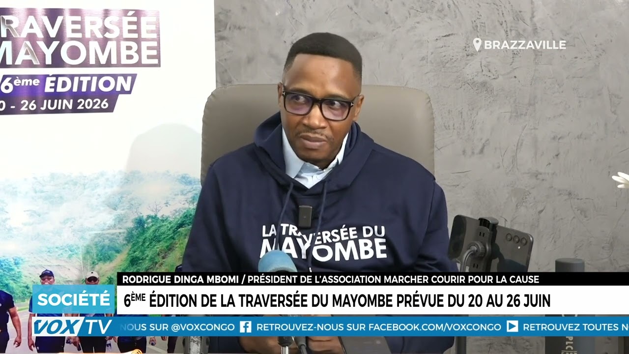 6ème édition de la Traversée du mayombe prévue du 20 au 26 juin