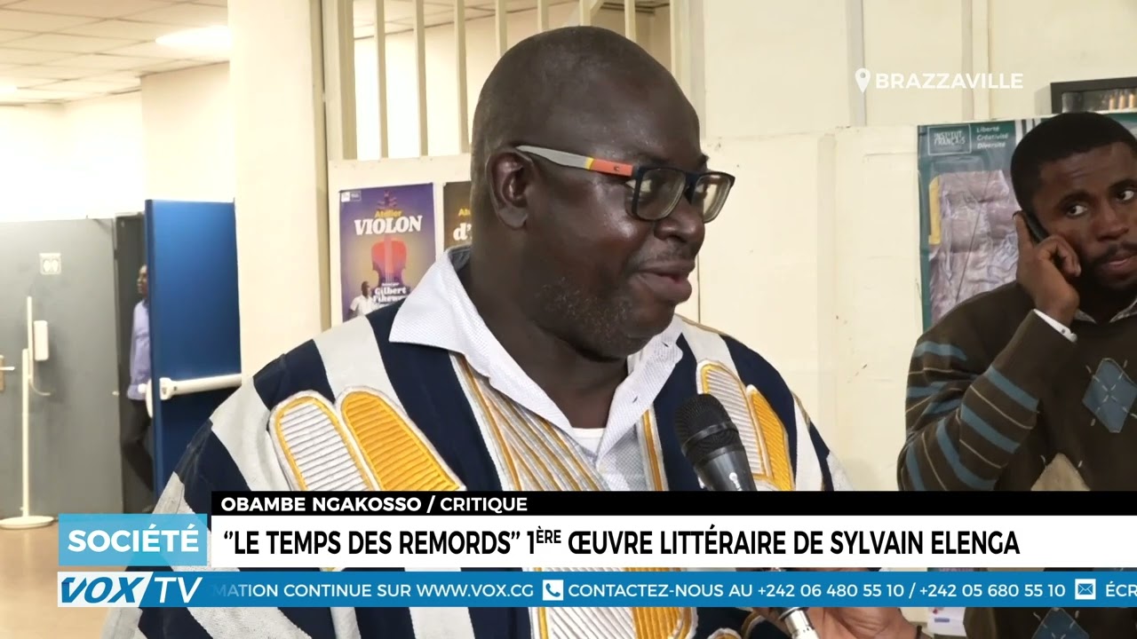 ‘’Le temps des remords’’ 1ère œuvre littéraire de SYLVAIN ELENGA