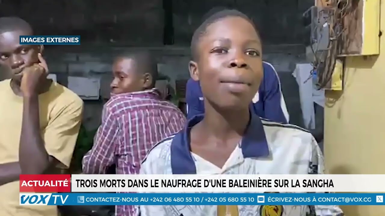 Trois morts dans le naufrage d&rsquo;une baleinière sur la sangha