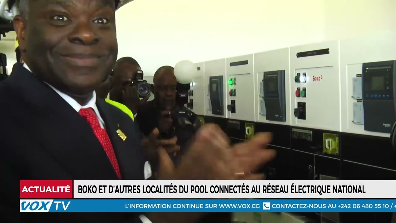 Boko et d’autres localités du Pool connectés au réseau électrique national