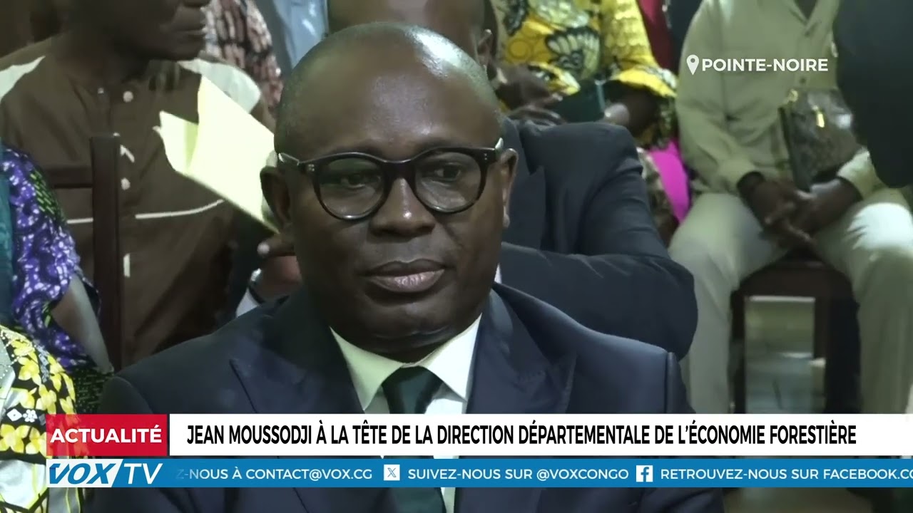 Jean MOUSSODJI à la tête de la direction départementale de l’économie forestière
