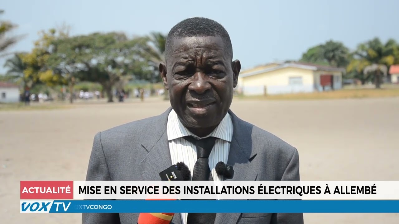 Mise en service des installations électriques à Allembé
