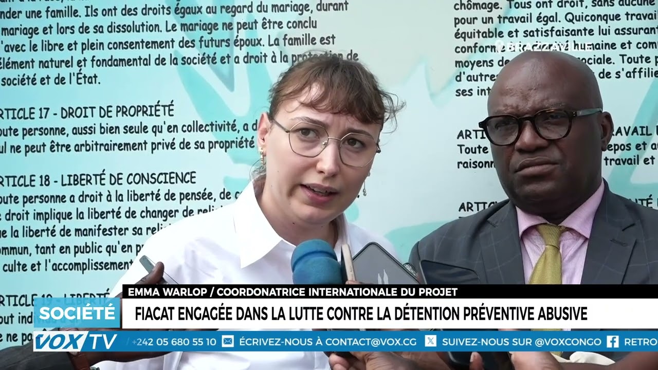 FIACAT engagée dans la lutte contre la détention préventive abusive