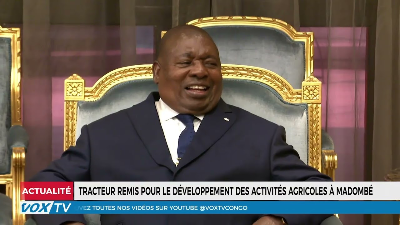 Tracteur pour le développement des activités agricoles à Madombé