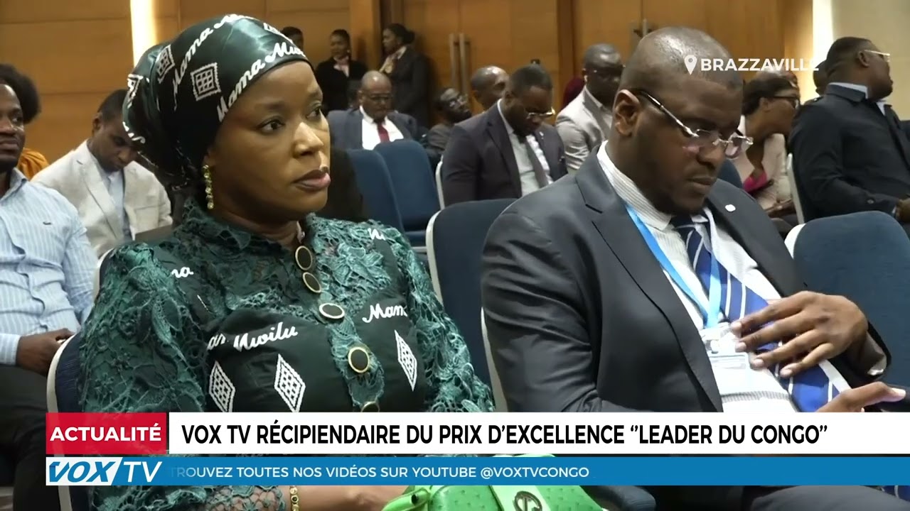 Vox Tv récipiendaire du prix d’excellence ‘’leader du Congo’’