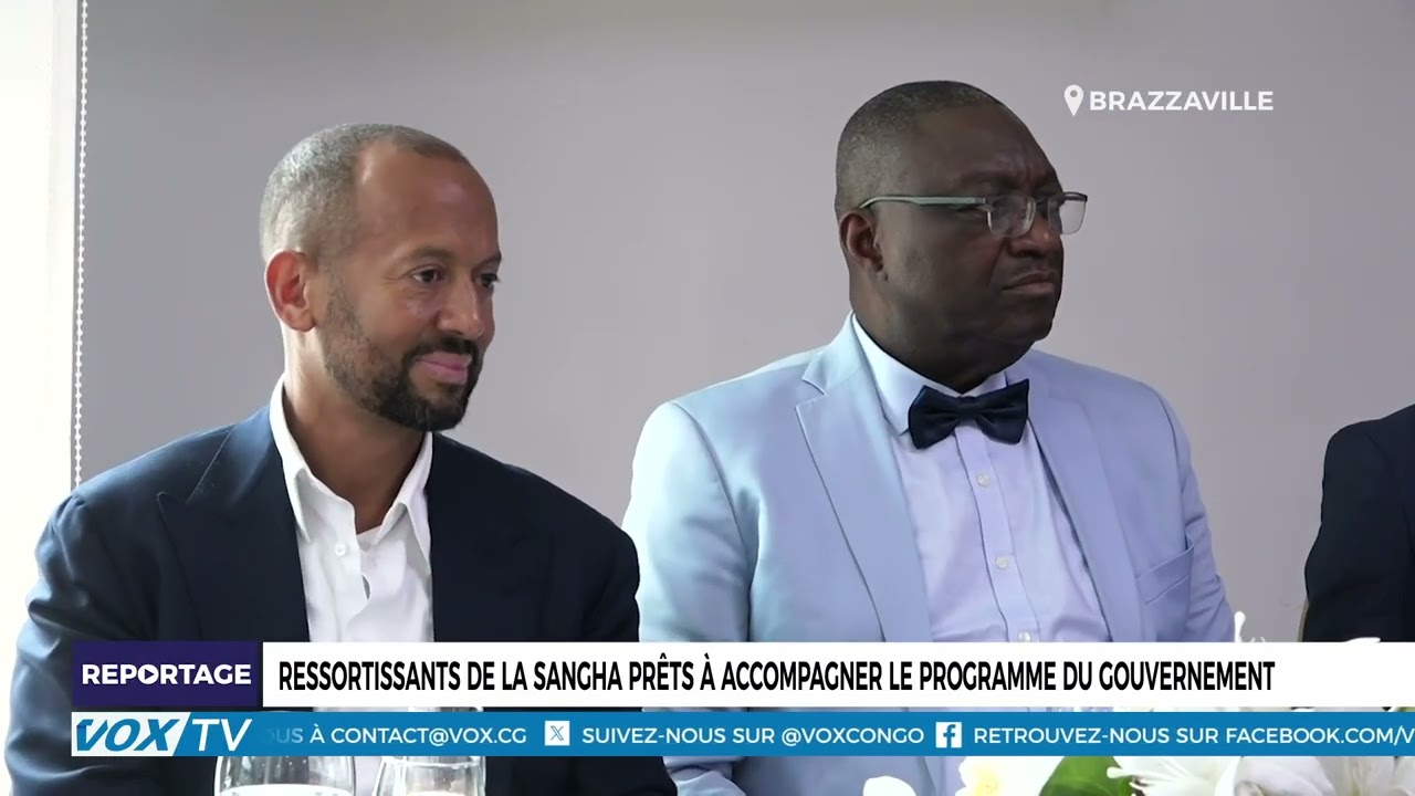 Ressortissants de la Sangha prêts à accompagner le programme du gouvernement