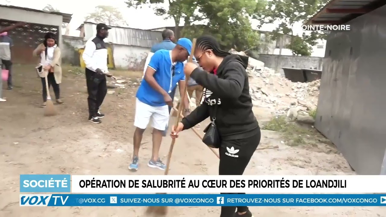 Opération de salubrité au cœur des priorités de loandjili