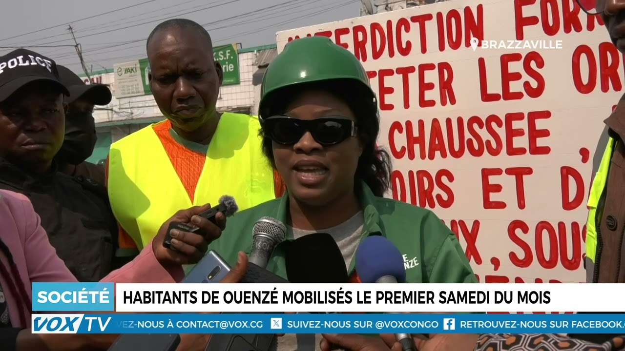 Habitants de Ouenzé mobilisés le premier samedi du mois