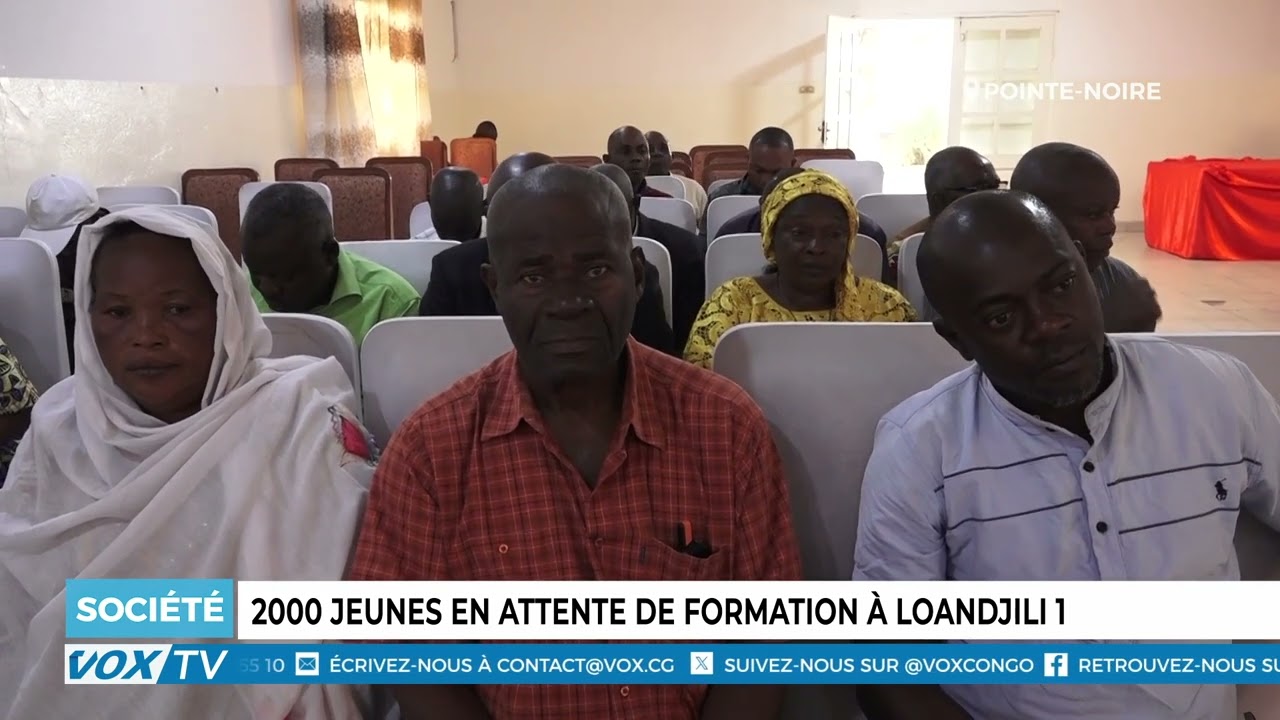 2000 jeunes en attente de formation à Loandjili