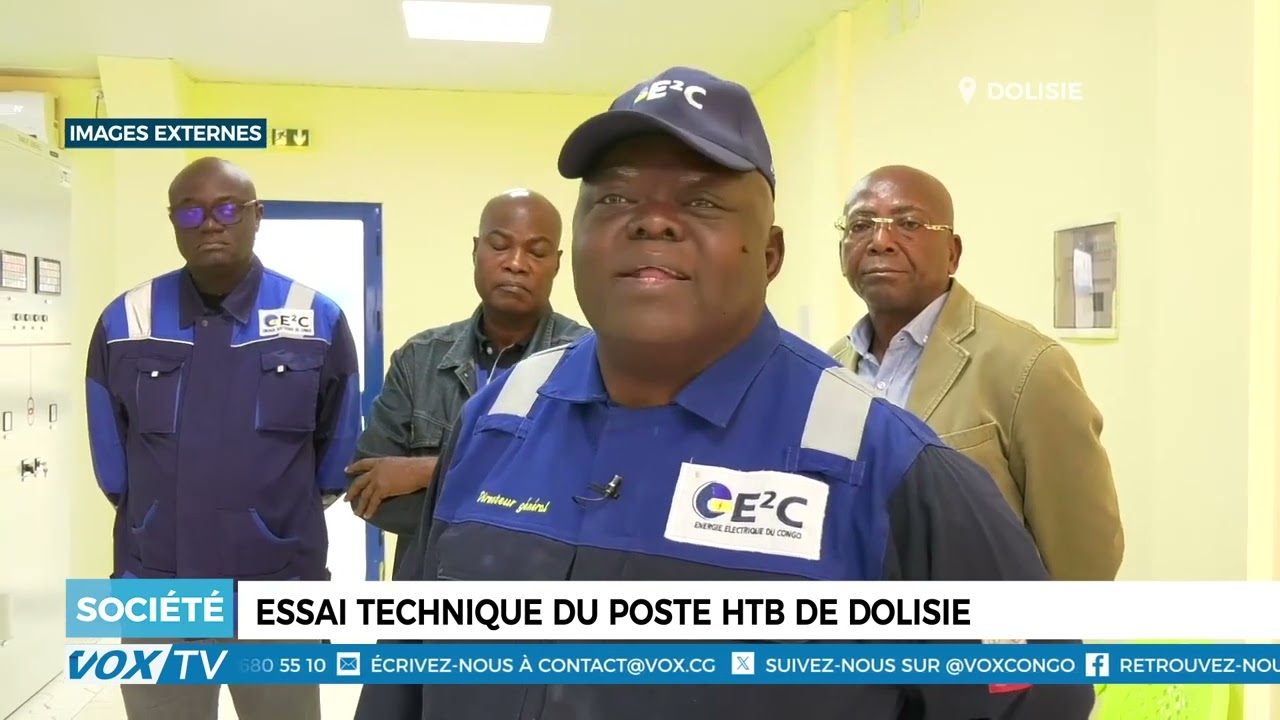 Essai technique du poste HTB de Dolisie