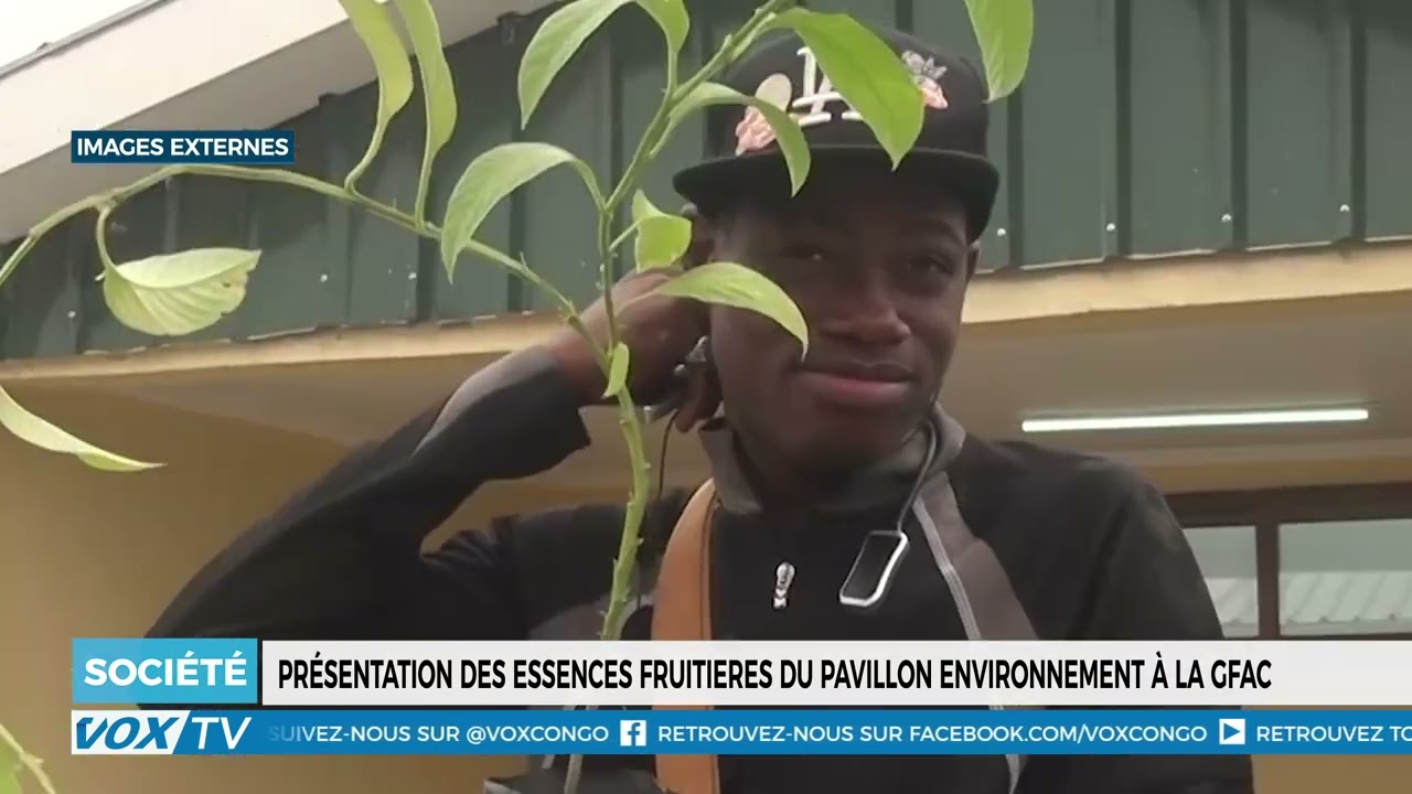 Présentation des essences fruitiers du pavillon environnement  à la GFAC