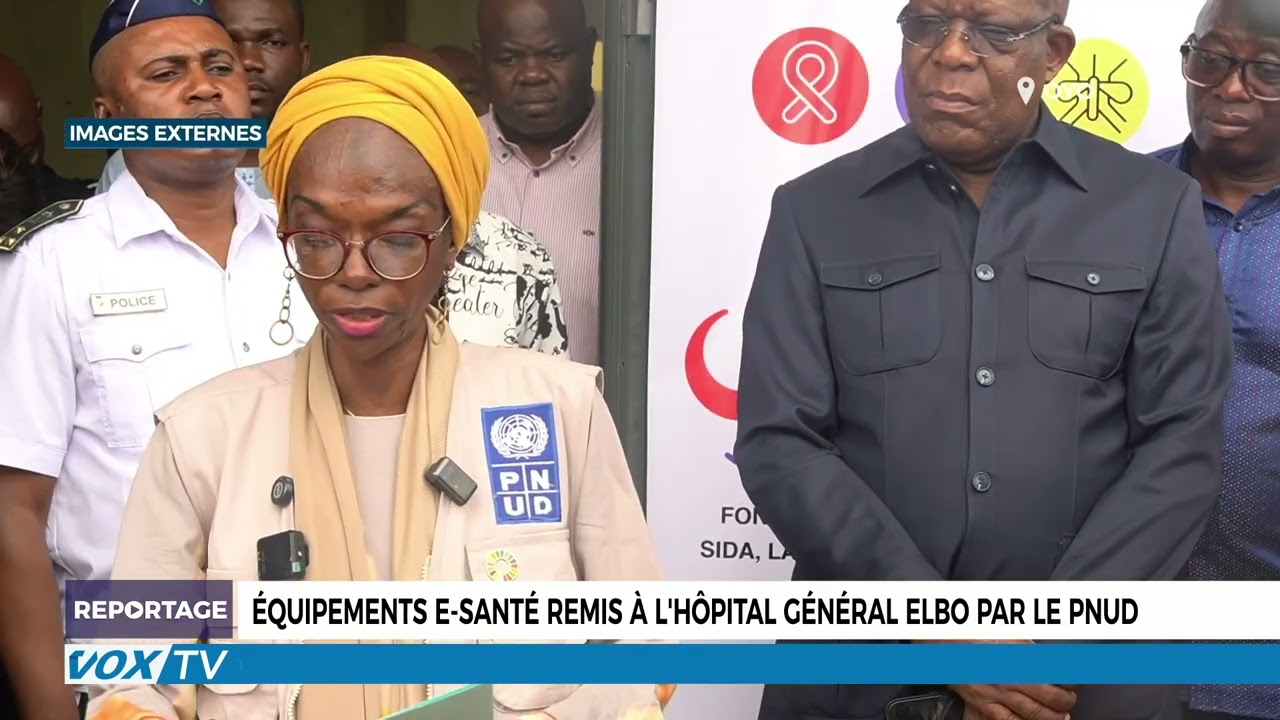 Equipements e santé remis à l&rsquo;Hôpital Général ELBO par le PNUD