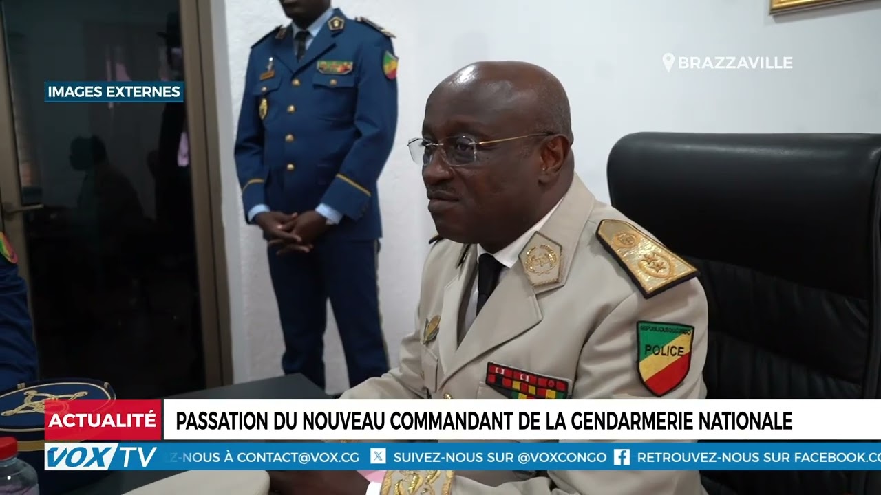 Passation du nouveau commandant de la gendarmerie nationale