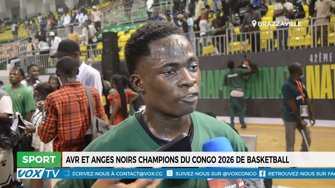 AVR et Anges noirs champions du Congo 2026 de Basketball
