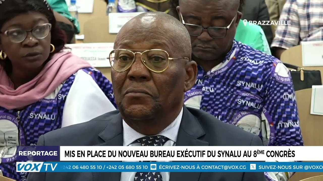 Mis en place du nouveau bureau exécutif du SYNALU au 8ème congrès