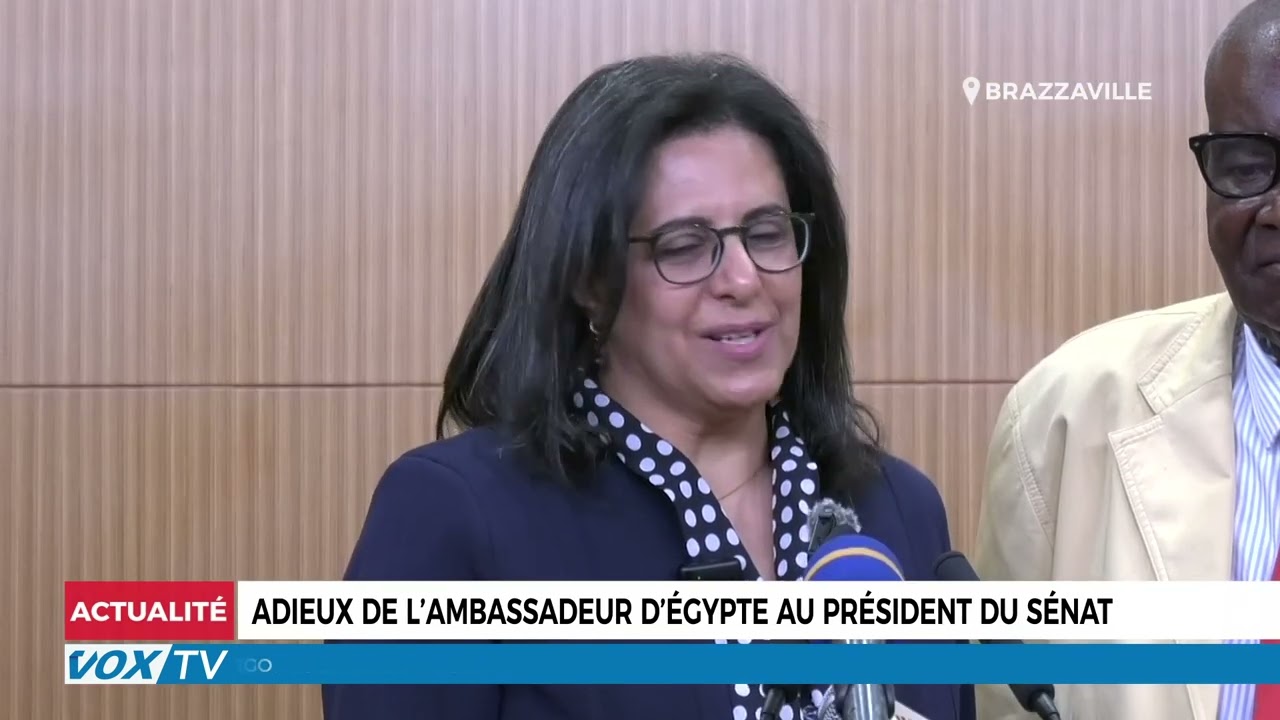 Adieux de l’Ambassadeur d’égypte au président du Sénat